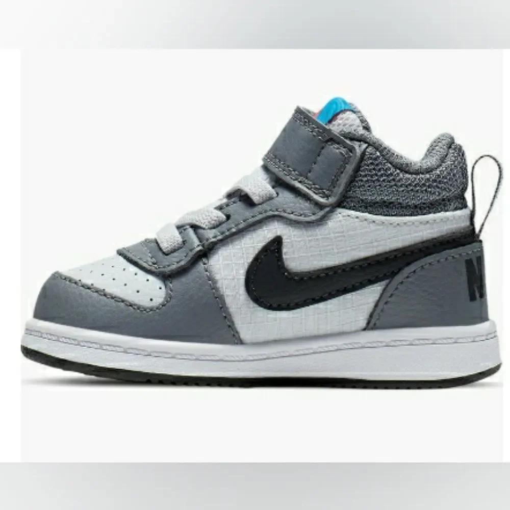 Nike Kids Gray and White Sneakers